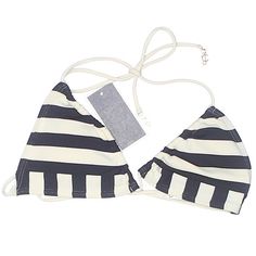 Size : S Color : Black & White Condition : Nwt Details : Black And White Stripes Bikini Top Y2k Juicy Couture Chic White Lined Swimwear, Chic Striped Swimwear For Sunbathing, Trendy White Triangle Top Swimwear, Striped Swimsuit Bikinis, Blue Bathing Suit, Y2k Juicy Couture, Juicy Couture Baby, Striped Swimsuit, Black And White Stripes