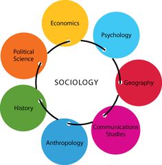 a circle with the words sociology in it