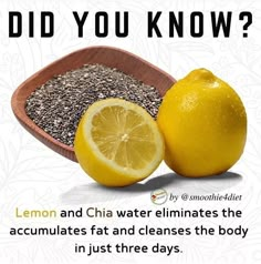 Chia Water, Healthy Drinks Smoothies, First Thing In The Morning, Healthy Juice Recipes, Healthy Drinks Recipes, Water Recipes