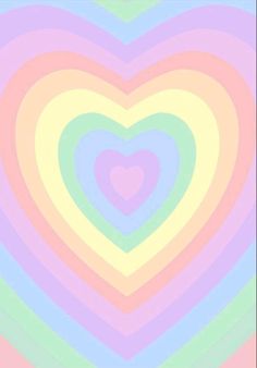 an image of a heart in pastel colors