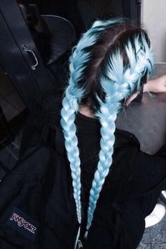 Hair Color Blue, Pastel Hair, Dye My Hair, Hair Dye Colors, Cool Hair Color, Grunge Hair, Ombre Hair, Gorgeous Hair