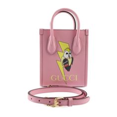 Used Gucci Gucci Bananya Collaboration Handbag 671623 Leather Pink Shoulder Bag (Sku: Gzl11h0p) === General === Brand : Gucci === Design === Type : Handbag, Shoulder Bag Material : Leather Color : Pink Gender : Men,Women === Size === Size (Hxwxd) : 19.5cm X 16cm X 7cm / 7.67'' X 6.29'' X 2.75'' === Included Items === Accessories : Dust Bag, Shoulder Strap Accessories Notice : Before Purchasing, Please Refer To The Images Of The Accessories Included With The Item. === Condition === Condition : Op Gucci Design, Gucci Mini, Pink Shoulder Bag, Gucci Model, Pink Handbags, Gucci Models, Gucci Leather, Mini Tote Bag, Tote Bag Leather