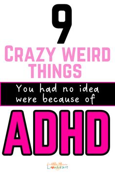 "Even if you’ve had ADHD (and known about it forever), there are probably some things that you didn’t know were related to ADHD. And I’m not talking about the fast facts that most of us have heard." Here are 9 little known yet fascinating things about ADHD most people don't know.