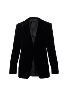 Find TOM FORD Wool-silk Velvet Cocktail Jacket on Editorialist. TOM FORD cocktail jacket in solid velvet Peak lapels; two-button front Welt pockets Unfinished sleeves Single back vent Wool/silk Made in Italy Velvet Tuxedo Style Evening Outerwear, Luxury Velvet Outerwear For Fall, Velvet Notch Lapel Outerwear For Evening, Velvet Notch Lapel Evening Outerwear, Evening Velvet Outerwear With Notch Lapel, Evening Velvet Outerwear With Lapel Collar, Velvet Tuxedo Style Long Sleeve Outerwear, Velvet Long Sleeve Tuxedo Style Outerwear, Velvet Single-breasted Outerwear For Evening