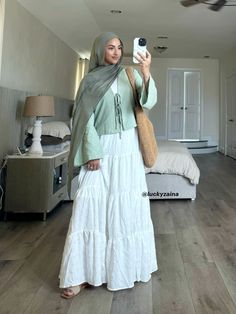 #hijabi #modesty #hijabfashioninspiration Hijabi Summer Outfits