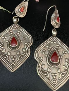 Afghan Sterling Silver Carnelian Earrings Kuchi Tribal - Etsy Ringo Star, Three Necklaces, Carnelian Earrings, Pacific Grove, Inspiring Things, Dope Jewelry, Classy Jewelry, Fashion 2024, Jewelry Inspo