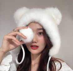 Color: Pink Fur Hat Pattern, Fur Hat Outfit, Adventure Time Cosplay, Snow Bear, Pokemon Gym, Lace Bustier Top, Faux Fur Material, Bear Hat, Kawaii Accessories