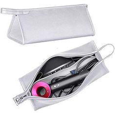 Carrying Case Storage Bag for Dyson Hair Dryer/Hair Curler/Hair Straightener Accessories Product Information Color: Pink/Silver Weight: 191.5g Material: PVC Leather Size: 35*15*1 4cm Comfortable handle design, easy to carry out Zipper design keeps the hairdryer secured and dust away. Made of premium PU material, waterproof, shockproof, scratchproof Specially storage bags designed for Dyson Supersonic Hair Dryer. Premium storage bag is made of high quality heat resistant cloth lined with flannel. Supersonic Hair Dryer, Hair Dryer Storage, Dyson Hair, Dyson Hair Dryer, Dyson Supersonic, Hair Dryer Holder, Storage Bags Organization, Bag Silver, Accessories Holder