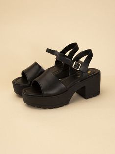 Put your summer style on a whole new level with these Summer Fun Chunky Platform Sandals! With their rounded open toe and single buckle, you'll be stunnin' in these platforms and feelin' ready for the summer sun! So grab your pair and step into the season with confidence! Color: Black or White Made of: Vegan Leather Includes: x1 Pair of Sandals Sizes: 5.5, 6, 6.5, 7, 7.5, 8, 8.5, 9, 10, Regular Sizing Chunky Platform Sandals, Clothing Wishlist, Chunky Sandals, Summer 24, Chunky Platform, Summer Sandals, Ankle Strap Heels, Sandals Summer, Mild Soap