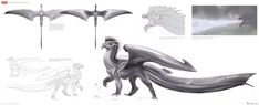 the concept art for how to train your dragon