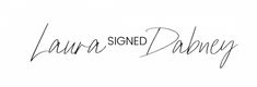 the logo for lauren's signed phaney, which is written in cursive writing