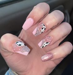 Western Prom Nails, Disco Cowgirl Nails, Rodeo Nails Westerns, Cowgirl Nails Designs, Western Nail Ideas, Cowgirl Nails