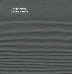 a book cover with the title night gray james hardie written in white on it