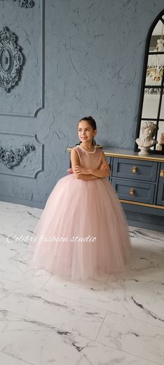 Satin Flower Girl Dress, Dusty Rose Girl Dress, Tulle Flower Girl Dress, Flower Girl Dress Tutu, Birthday Dress, Toddler Dress - Etsy Dusty Rose Flower Girl Dress, Dusty Rose Flower Girl, Rose Flower Girl Dress, Ball Gown Black, Flower Girl Dress Tulle, Wedding Flower Girl Dress, Blush Flower Girl Dresses, Tutu Birthday, Satin Flower Girl Dress