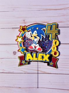 an image of a cartoon character with stars on it's head and the name alex