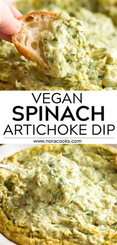 spinach artichoke dip is an easy appetizer that's ready in less than 30 minutes