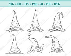 gnomes hat svg files