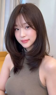 Japan Hairstyle, Asian Short Hair, Shot Hair Styles, Round Face Haircuts, Haircuts For Medium Hair, Haircuts Straight Hair