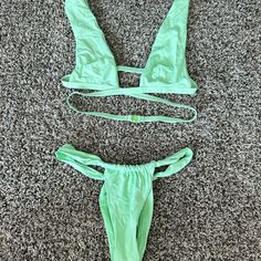 Zara Swimsuit Never Worn Mint Green, Size Small Top And Bottom. Comes As A Set Zara Beachwear For Spring, Zara Solid Color Beachwear Swimwear, Zara Swimwear For Pool In Spring, Zara Swimwear For Spring Pool, Zara Swimwear For Spring Pool Occasions, Zara Swimwear For Spring Pool Season, Zara Swimsuit, Pink Ladies Outfit, Mint Green Color