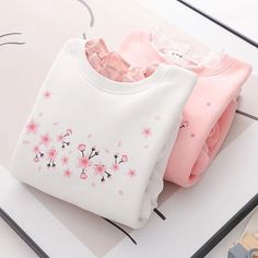 Pretty Sakura Flowers Hoodie PN4645 ●Size: Length 63 cm,bust 114 cm,shoulder 56 cm,sleeve 46 cm. ●Material:cotton ●About Shipping: We attach great importance to the orders of each customer and parcel delivery. 1.Processing time: 2-3 business days. 2.Shipping time: 10-15 business days to US, please allow 3-4 weeks shipping to other country.(Shipping times can be affected by variable customs clearance times or public holidays.) Pink Fleece Top For Winter, Pink Fleece Winter Top, Winter Pink Fleece Top, Cotton Hooded Top With Ribbed Cuffs, White Cotton Sweater For Loungewear, Hooded Cotton Top With Ribbed Cuffs, Cute Cotton Loungewear Outerwear, Spring Fleece Hoodie Sweater, Cute Cotton Outerwear For Loungewear