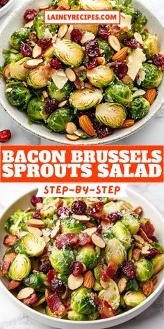 Need a flavorful, savory side dish for your holiday feast? This Bacon Brussels Sprouts Salad combines crispy Brussels sprouts, smoky bacon, and a tangy dressing for a delicious, crowd-pleasing addition to your Christmas dinner sides. Perfect for holiday side dishes Christmas, this salad adds a fresh yet hearty touch to any festive spread. Save this pin for a tasty Christmas side dish recipe everyone will love! #BrusselsSproutsSalad #ChristmasSideDishes #HolidayRecipes #FestiveFood #BaconSalad Bacon Brussels Sprouts, Crispy Brussels Sprouts