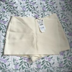 Brand New With Tags Zara Skort Size Xl (No Stretch) Zara Stretch Skort, Elegant Short Length Zara Skort, Chic Zara Skirted Skort, Zara Short Length Skort, Zara Solid Skort, Zara Skort, Zara Skirts, Womens Skirt, Zara