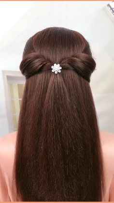 Pin on Bridesmaid hair ideas Summer Magic, Easy Hairstyles For Thick Hair, Cute Quick Hairstyles, Hair Tips Video, Hair Tutorials Easy, Peinados Fáciles Para Cabello Corto, Hair Tutorials For Medium Hair