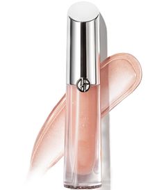 What It Is:A high-shine&#x2C; hydrating lip gloss that reflects light for fuller-looking&#x2C; pillowy soft lips and locks in hydration for 24-hours without a sticky feeling.What It Does:A high-shine&#x2C; prismatic finish reflects light for glossy&#x2C; fuller-looking lips. This lightweight oil-in-gloss formula combines 15% squalane to protect the lip barrier and adds a glass-like shine and prismatic finish that fla Giorgio Armani Makeup, Armani Makeup, Giorgio Armani Beauty, High Shine Lip Gloss, Sheer Shades, Hydrating Lip Gloss, Natural Lip Colors, Lips Shades, Lip Lacquer