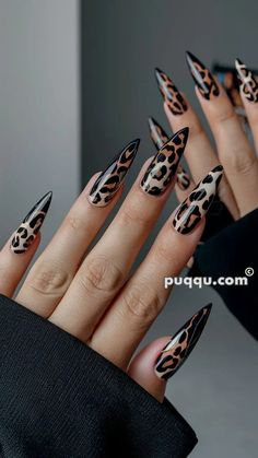 Unleash Your Wild Side with Leopard Nails Today! Leopard Print Nail Designs, Leopard Nails Tutorial, Uñas Animal Print, Easy Nail Art Ideas, Leopard Nail Designs, Nail Art Ideas For Summer, Art Ideas For Summer, Print Nail Art