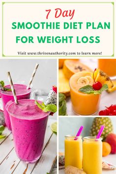 If you’re on a journey to lose weight fast and want a delicious approach, you’re in the right place with our guide for a 7-day smoothie weight loss diet plan. Our 7-day healthy meal plan combines weight loss smoothies and tips to nourish your body and support your weight loss efforts. Weight loss drinks is a revolutionary new life-transformation system that not only guarantees to help you lose weight and feel better than you have in years, it also promises to eliminate more body fat - faster than anything you’ve tried before. To learn more about smoothie diet plan visit our blog. #weightloss #smoothie #diet 5 Day Smoothie Diet, 3 Day Smoothie Diet, 2 Week Smoothie Diet, Smoothie Only Diet, 7 Day Smoothie Diet, Smoothie Fasting Plan, Best Loose Weight Smoothie, Liquid Diet Meal Plan Losing Weight Meals, Smoothie Diet 30 Days