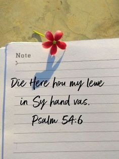 a piece of paper with a flower on it that says, die here for my law in sky hand vas