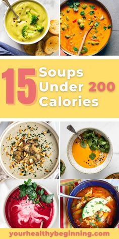 soups under 200 calories are the best way to start your day off right now