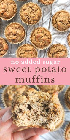 no added sugar sweet potato muffins