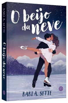 a book cover with an image of two people skating