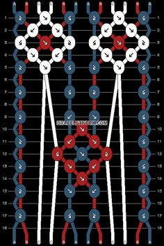 the diagram shows how many different types of chains are attached to each other, and what they