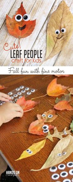 fall leaf art project for kids to make