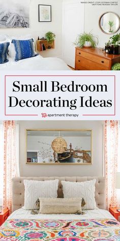 small bedroom decor ideas for apartment therapy