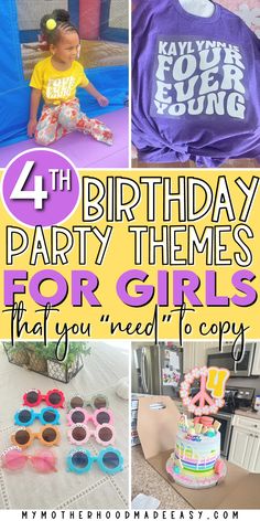 four birthday party themes for girls that you need to copy in your own home or office