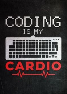 a computer keyboard with the words cooling is my cardio on it