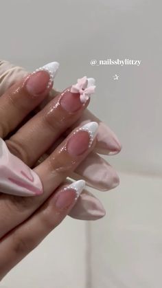 Fall Nail Inspiration, Acrylic Nails Nude, Romantic Nails, Cute Simple Nails, Simple Gel Nails, Girly Acrylic Nails, French Tip Acrylic Nails, French Acrylic Nails, Long Acrylic Nails Coffin