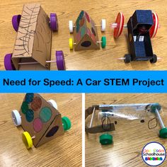 Need For Speed Race Car Stem Activity, Steam Elementary, Tinker Space, Stem Fair Projects, Aerodynamic Car, Stem Activities Kindergarten, Stem School, Playdough To Plato, Car Activities