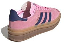 H06122 Daphne Shoes, Adidas Gazelle Bold Pink, Pink Gazelles, Adidas Gazelle Bold, Gazelle Bold, Mom Shoes, Shoes For School, Bold Shoes, Adidas Originals Gazelle