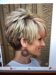 Short Layered Stacked Haircuts, Choppy Spiky Short Hair, Hairstyles With Height On Top, Short Full Hairstyles, Stacked Short Haircut, Hairstyles Front And Back View, Short Stacked Bob Haircut Fine Hair, Short Stacked Bob Haircut Over 50, Short Spikey Hair For Women Over 50