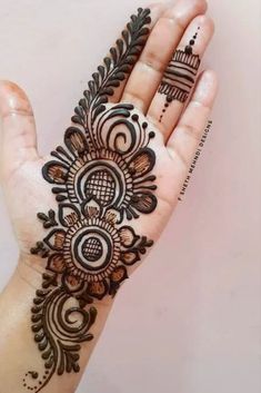 easy mehndi designs Simple Arabic Mehndi