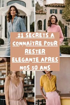 21 Secrets Pour Rester Elégante Après Nos 50 Ans Look Rock, Look Older, Fashion Mistakes, Style Mistakes, 10 Pounds, Style Tips, Sabrina Carpenter, Beauty Secrets, Stay Tuned