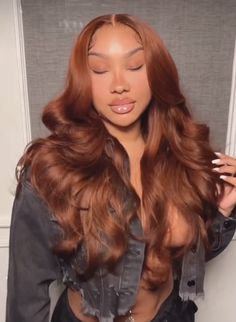 Orange Hair With Brown Roots, Amber Hair, Two Braid Hairstyles, Creative Hair Color, Protective Hairstyles Braids, Hair Dye Colors