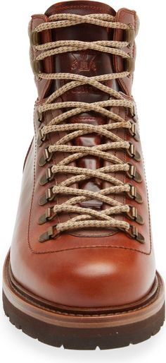 Brunello Cucinelli Mountain Hiker Boot (Men) | Nordstrom Luxury Leather Desert Boots With Goodyear Welt, Luxury Men's Snip Toe Work Boots, Luxury Leather Chukka Boots For Outdoor, Sorrel Mens Boots, Mens Stylish Winter Boots, Stylish Winter Boots Mens, Danner Hiking Boots, Alligator Dress Shoes, Quality Leather Boots