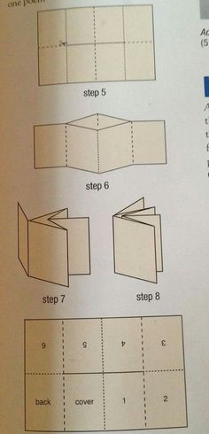 an open book with instructions on how to make origami boxes