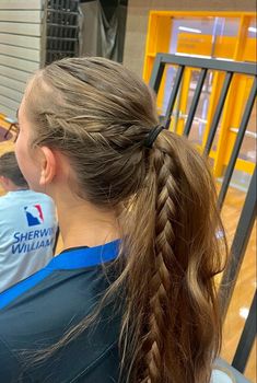 Tennis Hairstyles, Cute Volleyball Hairstyles, Running Hairstyles, Soccer Hairstyles, Volleyball Hair, Soccer Hair, Track Hairstyles, Basketball Hairstyles, Competition Hair