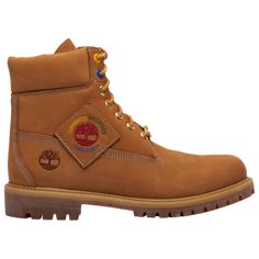 Timberland 6" Premium Waterproof Boots - Men's | Foot Locker Casual Timberland Boots For Streetwear, Timberland Boots For Fall Streetwear, Timberland Premium, Timberland 6, Yellow Boots, Outdoor Boots, African Men Fashion, African Men, Timberland Mens